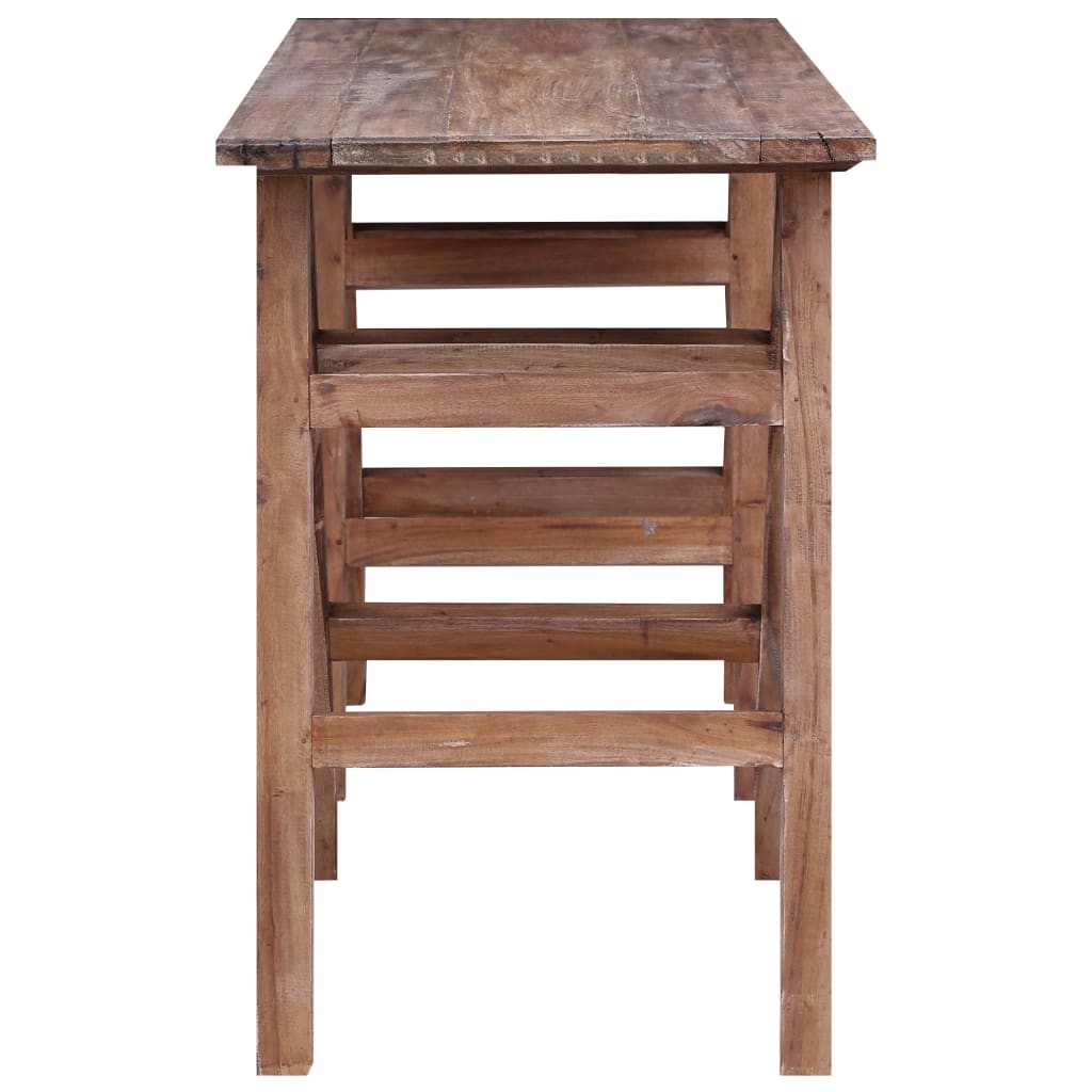 Writing Desk 116x55x80 cm Solid Reclaimed Wood